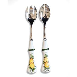 Juego de cubiertos de acero inoxidable con acabado Chapado en Color plateado y mango de madera pura de 5 cucharas, tenedores, cuchillos, cubiertos para uso en fiestas en casa - Product Image 2