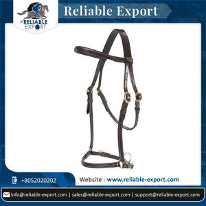 Fournisseur de gros PVC cuir bride de cheval forme anatomique doux rembourré casque extra confort personnalisation fantaisie course licou - Product Image 4