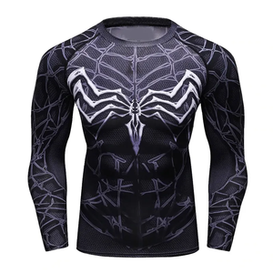 เสื้อแรชการ์ดแขนยาวแบบซับลิเมชันแห้งเร็วระบายอากาศได้ดี BJJ MMA Jiu Jitsu Jiu Jitsu Jitsu - Product Image 5
