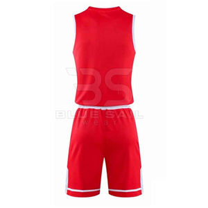 Uniforme de basket-ball en polyester durable, tissu à mailles respirantes avec logo de l'équipe imprimé, uniforme de basket-ball sublimé - Product Image 6