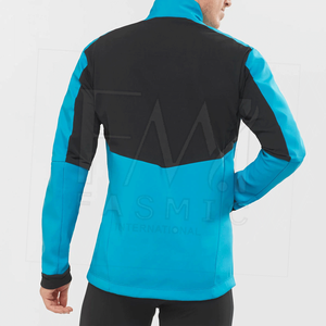 Men's Customizable Design Soft Shell Leather <b>Jacket</b> <b>Fleece</b> <b>Lining</b> Lightweight High Street Style Long Waterproof Sleeves for - Product Image 3