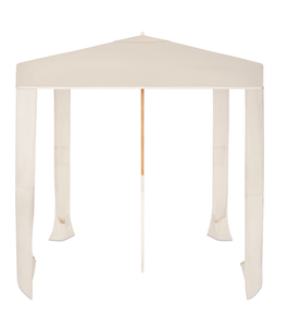 Carpa de <span class=keywords><strong>Playa</strong></span> Cuadrada de Alta Calidad con Protección UV, con Postes de Madera, Color Rosa, con Cortina Lateral - Product Image 5