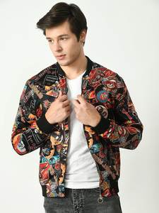 Chaqueta de bombardero unisex personalizable 100% poliéster satén tela chaqueta de hombre invierno con capucha PK diseño de lana OEM para la temporada de primavera - Product Image 3