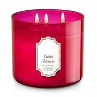 Premium Langdurige Zwarte Kersen Merlot Geurende Soja Wax Kaars In Bulk Huisdecoratie Met Aromatherapie Voor Kerstmis