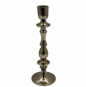 Bougeoir décoratif en aluminium fini nickel antique de conception moderne Vente chaude de meilleure qualité pour des occasions de Noël - Product Image 4