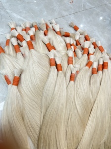 Color 613 cabello humano Rubio a granel directo de fábrica cabello crudo vietnamita de alta calidad - Product Image 3