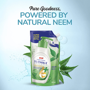 Yuthika Naturals 750ml Neem <b>Hand</b> <b>Wash</b> 100% Natural Extracts pH Balanced - Product Image 4