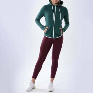 Sweat à capuche pour femme en couleur unie d'hiver avec logo personnalisé Nouveau design Sweat à capuche pour femme en couleur personnalisée - Product Image 6