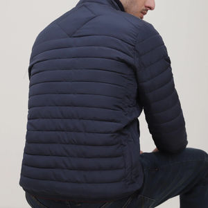 Wholesale Customizable Navy Full Sleeve <b>Jacket</b> 100% High Quality Slim Regular Fit Sleeveless <b>Casual</b> Winter <b>Jacket</b> Front - Product Image 4