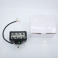 Phare de travail LED 5 pouces avec feux de jour (DRL) et clignotants pour tout-terrain 4x4, camion, SUV, VTT, UTV, tracteur, bateau, lumière de conduite blanc ambre 12-36V
