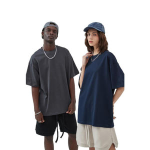 เสื้อยืดผ้าฝ้าย100% โอเวอร์ไซส์สำหรับผู้ชายโอเวอร์ไซส์ - Product Image 1