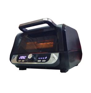 Air Fryer Oven Student home acommodation Bake Slow Cook stainless Steel toast Steam Cooker BBQ Grill Hotel Cafe Home Black - Product Image 6