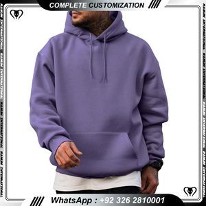 Polyester coton haute s port fabricants logo personnalisé tissu régulier sport gym Hoodies - Product Image 6