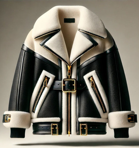 แจ็กเก็ตขี่มอเตอร์ไซค์หนังวัวแท้สำหรับผู้ชายและผู้หญิงแจ็กเก็ตหนังออกแบบได้ตามต้องการ - Product Image 6