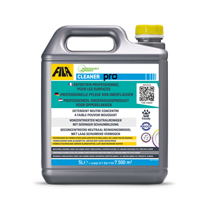 Limpiador Concentrado Neutro para Pisos FILA Solutions Cleaner Pro 5L, Baja Espuma, Biodegradable, Apto para Mascotas, Certificado HACCP - Product Image 1