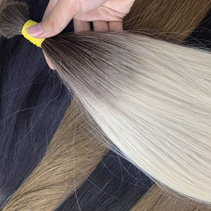 Precio de fábrica Extensiones de cabello a granel Cabello humano virgen vietnamita Doble abajo 100 gramos 3,2 USD - Product Image 1