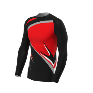 Personaliza Tu Propio Logotipo, Camiseta de Compresión Sublimada de Manga Larga, Camiseta de Compresión para MMA, Camiseta de Compresión para BJJ, Camiseta de Compresión para Hombre - Product Image 2