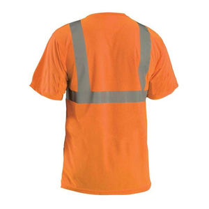 Camiseta de Seguridad de Alta Visibilidad para Hombre, Ropa de Trabajo Reflectante Personalizada, Ropa de Trabajo de Seguridad, Venta al por Mayor - Product Image 6
