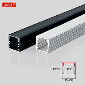 LED Strip có thể điều chỉnh chiều dài nhôm kênh hệ thống 6000 Series hợp kim Frosted khuếch tán Anodized bề mặt cho tủ Trần - Product Image 1