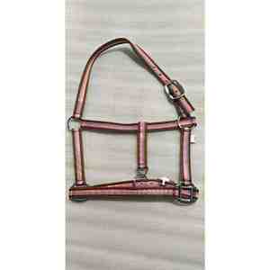 เชือกแขวนคอม้าไนล่อนพรีเมี่ยมปรับได้นุ่มบุนวมนวมทนทาน headcollar เหมาะสำหรับการฝึกขี่ม้าทุกวันและสะดวกสบาย - Product Image 1