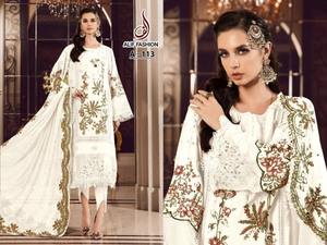 Calidad superior indio pakistaní señoras césped Shalwar Kameez trajes OEM servicios al por mayor vestido de red de lujo de las mujeres para el desgaste étnico - Product Image 2