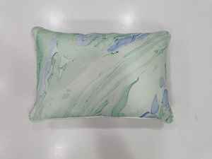 Automne impression décorative Premium housse de coussin taie d'oreiller nouvelle nuance vert mer 100% coton personnalisé pour hôtels - Product Image 3