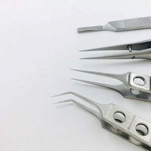 Kit de Trasplante Capilar Manual de Acero Inoxidable de Súper Calidad, 4 Piezas, Bolsa de Cuero, Instrumentos Quirúrgicos con Certificación CE - Product Image 1