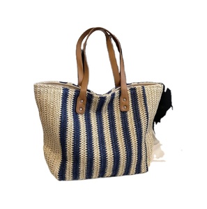 Bolsos de Mano de Paja Tejida a Mano para Mujer, Bolsos de Hombro de Paja para Damas, Productos al por Mayor - Product Image 1