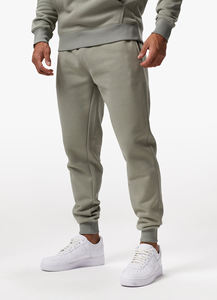 Conjuntos de Jogger de invierno de talla adulta para hombre, diseño de logotipo personalizado, color sólido, venta al por mayor, sudadera y joggers de moda para hombre - Product Image 3