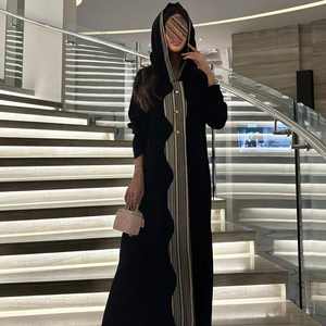 Best Selling Handmade Beaded Premium Nida Abaya for Modest Fashion Daily Wear Vintage Floor Length Loose Fit Ladies Party Wear - Product Image 1