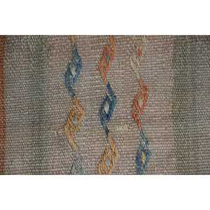 Vintage Rug, 2.4x11.2 ft Runner Rug, <b>Brown</b> Floral <b>Wool</b> Turkish Rug - Product Image 5