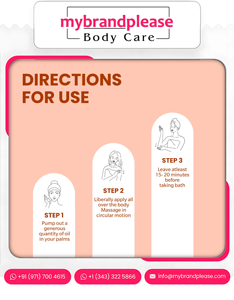 Huile de massage pour le corps Radiance de marque privée avec formule D Tan Votre logo Marque personnalisée et fabrication personnalisée disponible - Product Image 6