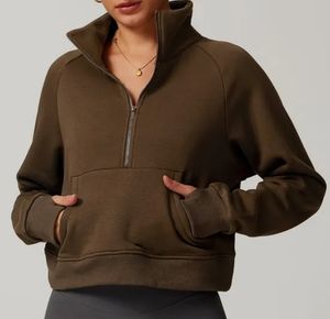 เสื้อกันหนาวมีฮู้ดโอเวอร์ไซส์สำหรับผู้หญิงเสื้อครอปผ้าฟลีซ - Product Image 4