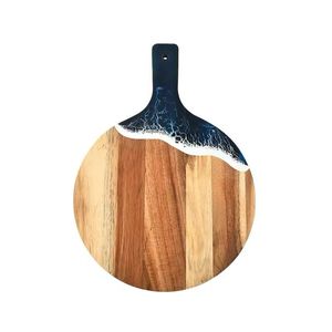 Cuisine Bois Résine Apéritif Charcuterie Fromage Planche Océan Plage Thème Planche À Découper - Product Image 2