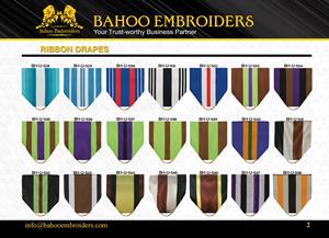 สำหรับสีม่วงและสีเทาริบบิ้นผ้าม่านอุปกรณ์เสริมเครื่องแต่งกายตัวเลือก - Product Image 6