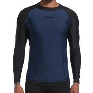 2025 hommes bleu à manches longues éruption garde maillots de bain Surf T-shirt Uv50 + Protection séchage rapide natation Surf plongée chemise serré vêtements de sport - Product Image 3