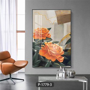 Tulipanes decoración de arte del norte de Europa pintura moderna Simple sala de estar pintura colgante pasillo pintura de piso a techo - Product Image 4
