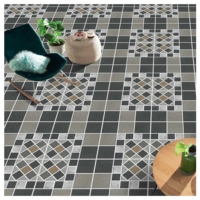 Carreaux de sol modernes 500x500mm en céramique imitation brique murale extérieure, robustes et antidérapants, pour parking, hôtel, villa, sous-sol, centre commercial 5