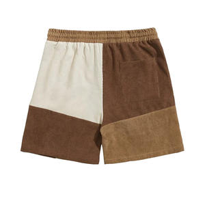 Short de fitness respirant à séchage rapide avec motif à carreaux taille moyenne pour hommes, shorts délavés pour la gym d'été avec logo personnalisé - Product Image 2