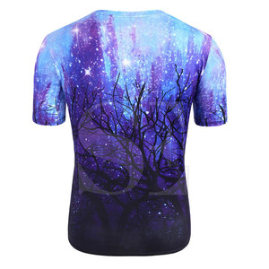 Meilleure vente T-shirt léger à sublimation en polyester/coton de haute qualité pour hommes, motif d'impression personnalisé - Product Image 3