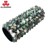 Rouleau en mousse ALLWINWIN FMR30 - Rouleau de massage dorsal en forme d'ormeau pour exercices musculaires et étirements