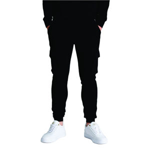 Pantalones de chándal deportivos informales para hombre, cómodos, elásticos, de cintura media, con botones laterales, diseño de pila de trabajo inspirado en táctica - Product Image 5