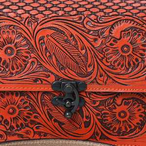 Bohemian Vintage Fashionable Autumn Custom <b>Women's</b> Eco-Friendly Tassel Zipper Tote <b>Crossbody</b> <b>Bag</b> <b>Large</b> Capacity Genuine Leather - Product Image 3