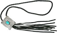 Collier pour femme Collier en argent antique et cuir/Bijoux faits main collier boho ethnique minimaliste/cadeau pour collier femme