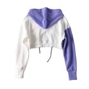 High Quality Custom Printed Tie Dye Eco-Friendly Women's Fitness <b>Crop</b> <b>Top</b> Hoodie Front Logo Drawstring Stylish Design for Winter - Product Image 4