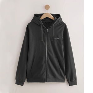 เสื้อฮู้ดมีซิปสีฟ้าเสื้อสวมหัวผ้าฝ้าย100% สำหรับผู้ชายเสื้อผ้าแนวสตรีทแวร์ออกแบบได้ตามต้องการ - Product Image 6