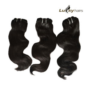 Extensiones de cabello humano indio Virgen sin procesar Extensiones de cabello natural virgen Onda de color natural de los vendedores Onda de color natural - Product Image 4