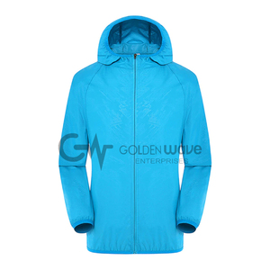 Chaqueta de lluvia de algodón transpirable Cordura ultraligera para hombres y mujeres, cortavientos impermeable con cremallera, impermeable informal, respetuoso con el medio ambiente - Product Image 4