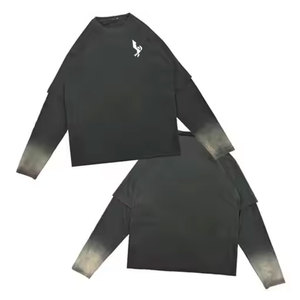 T-shirts pour hommes de style récent T-shirt double couche au design populaire avec taille personnalisée 100% coton de meilleure qualité - Product Image 1