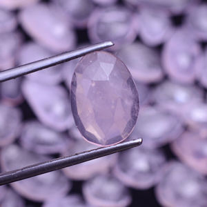 Morganita Natural de corte rosa para fabricación de joyas, morganita rosa de 7x6mm-16,5x10mm, rodajas irregulares planas, talpe de piedras preciosas - Product Image 2